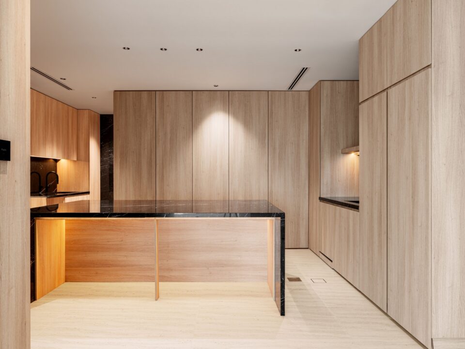 Integrated storage within a bespoke spaces environment.