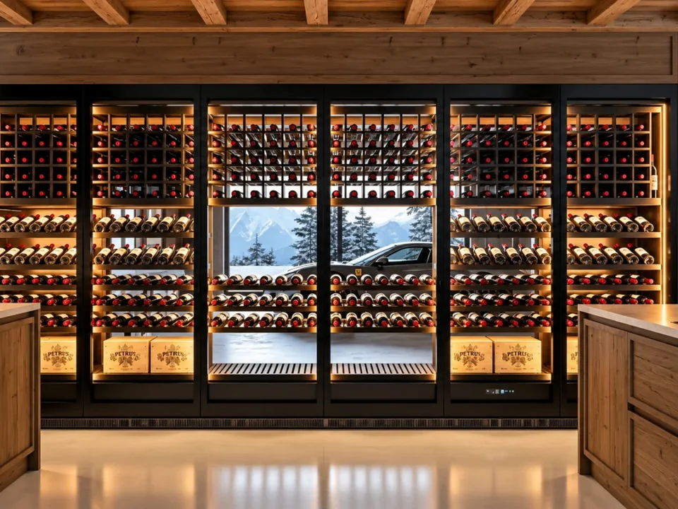 Munchen Fine-Dining — Hospitality Wine Wall — Detail 02